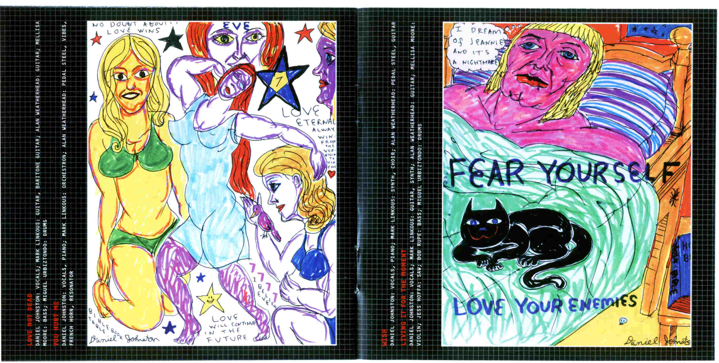 Daniel Johnston Fear Yourself レコード Daniel Johnston – Fear Yourself – Vinyl (LP, Album, Limited